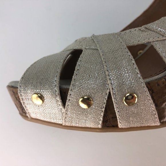 STEVE MADDEN "Crazzy" platform wedge strap sandal - SZ 6 - Picture 9 of 9